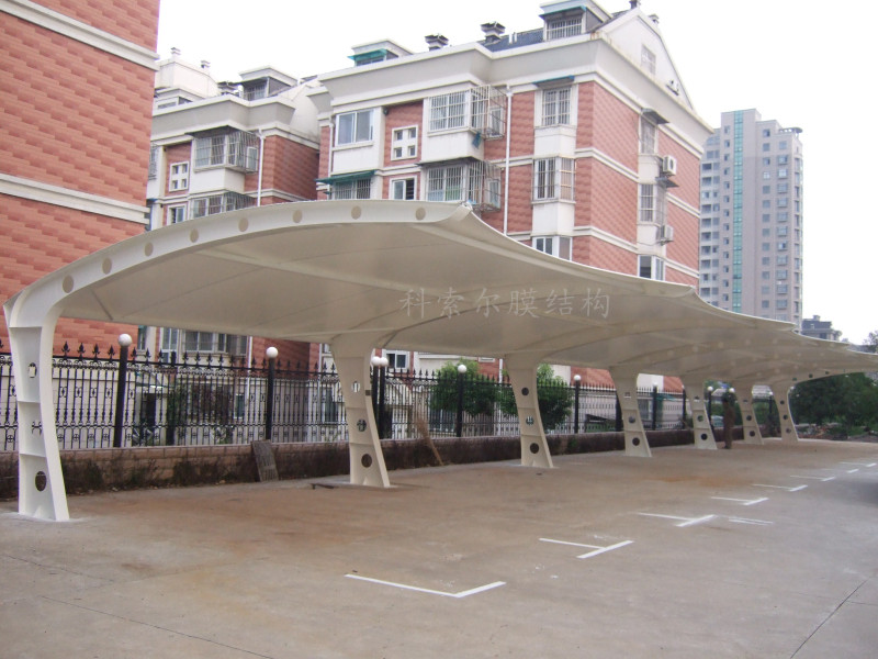 車棚膜結構04